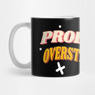 Probably overstimulated retro style Mug